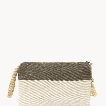 Block A Clutch - Brown
