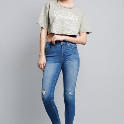 Destructed Skinny Jeans