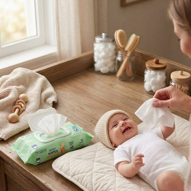 Aloe Vera & Shea Butter Infused Baby Moist Wipes