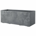 Self-watering planter Deroma Grey 99 cm Plastic Rectangular