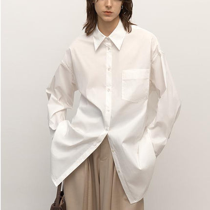 Heart’s Desire Draped Silhouette Shirt