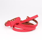 Red Set / Bowknot Collar 1.3X42Cm Adjus