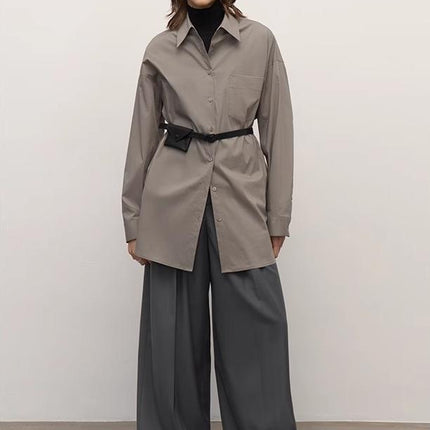 Heart’s Desire Draped Silhouette Shirt