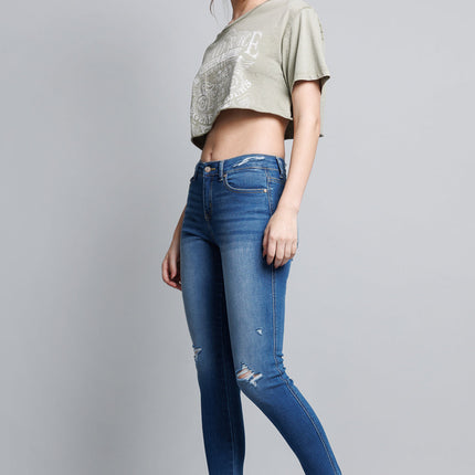 Destructed Skinny Jeans