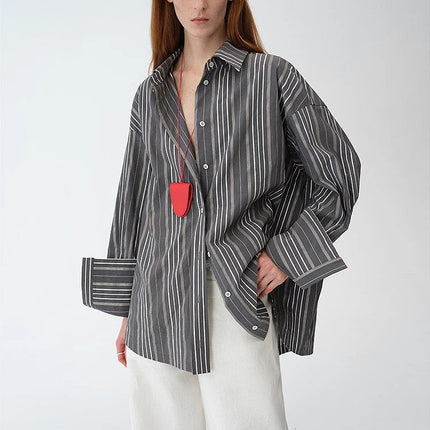 Striped Fantasy Two-Way Shirt