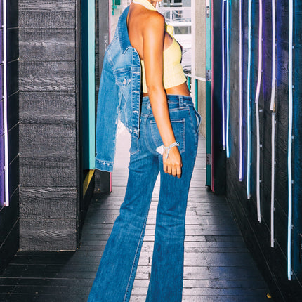 Stretchy Bootcut Jeans