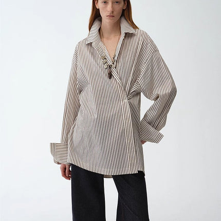 Striped Fantasy Two-Way Shirt