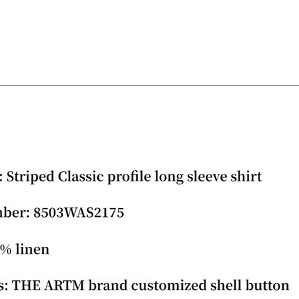 Women’s Linen Pinstripe Shirt