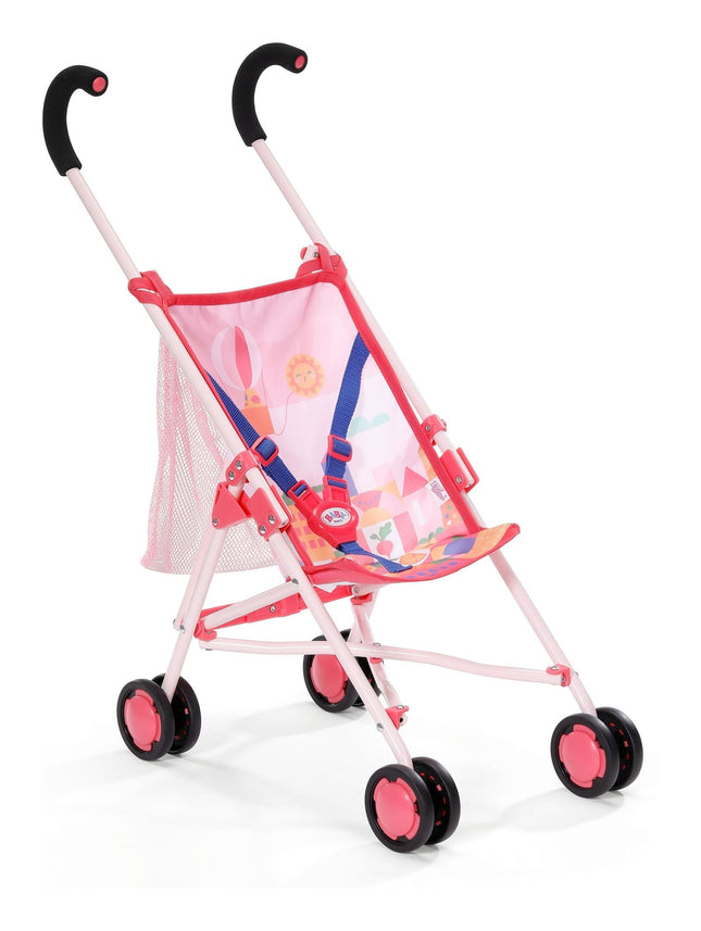 Baby Born Stroller with Pink Bag