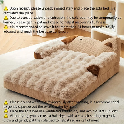 NNETM Soft Indoor Pet Couch for Dogs and Cats
