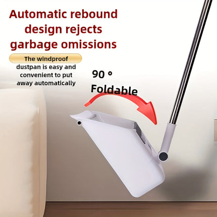 NNETM 3-in-1 Home Cleaning Kit Broom Dustpan Brush