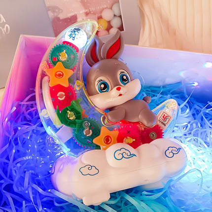 NNETM Grey Interactive Glowing Toy with Lights & Music