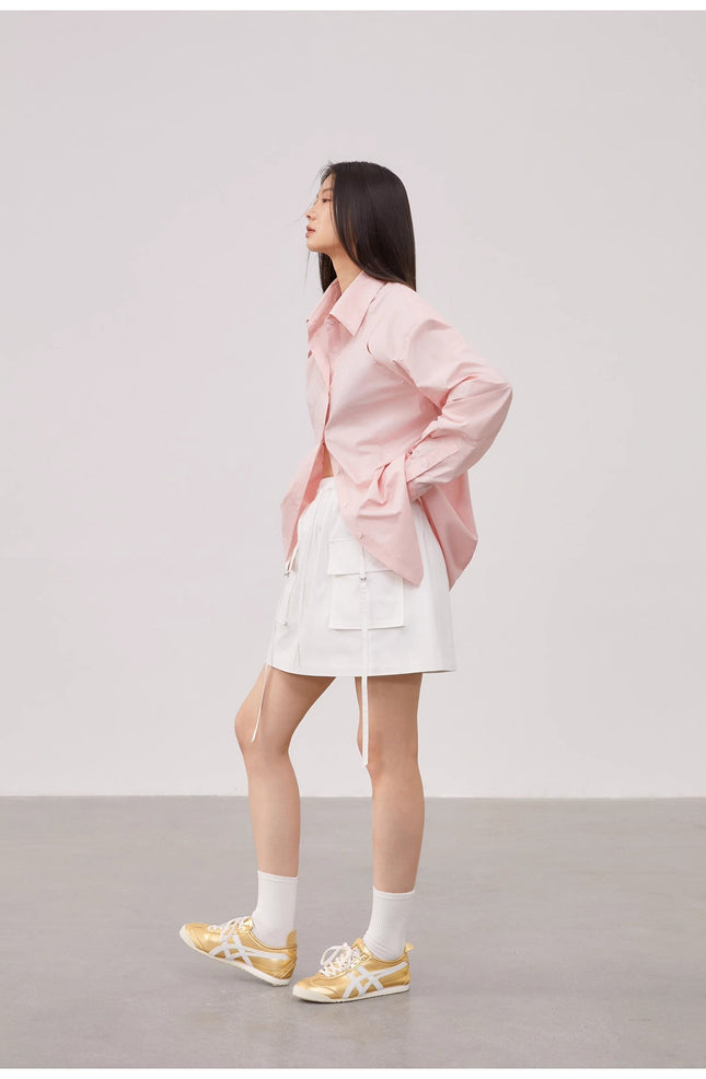 Tencel Jacquard Striped Shirt Jacket