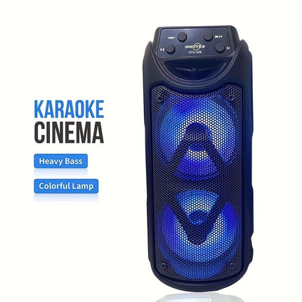 NNETM Portable Outdoor Wireless Speaker with LED Lights