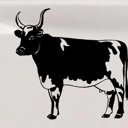 Cow Bull Decal for Car Truck Window - Vinyl Sticker