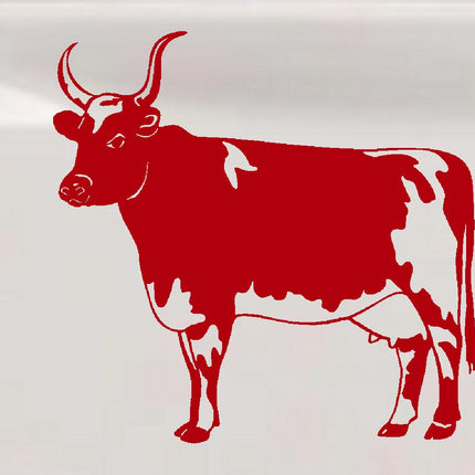 Cow Bull Decal for Car Truck Window - Vinyl Sticker