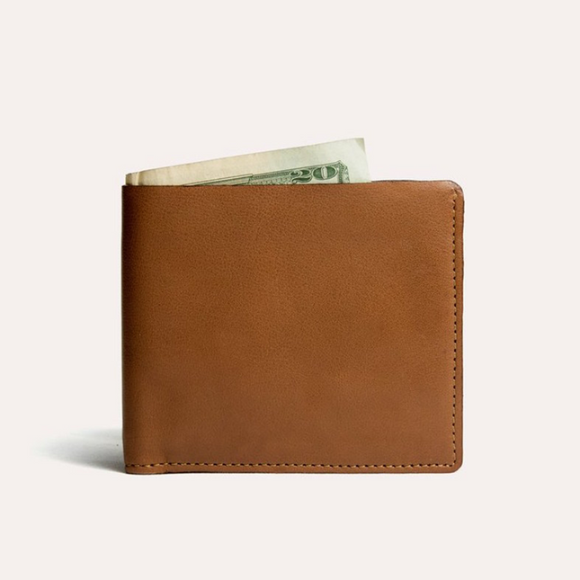 Double Bifold Leather Wallet