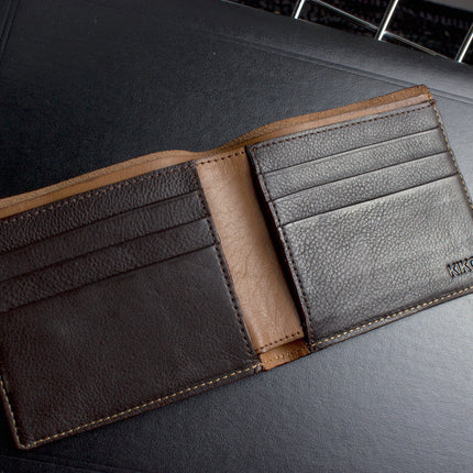 Double Bifold Leather Wallet