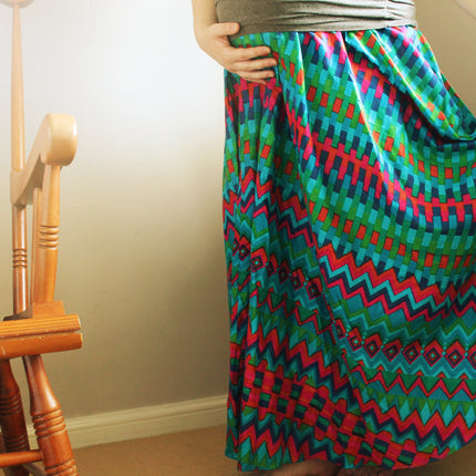 Aztec Maternity Skirt