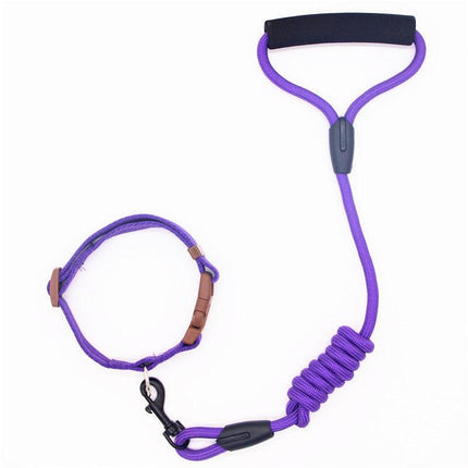 Premium Adjustable Pet Leash And Collar Set