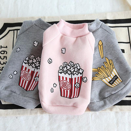 Winter Warm Pet Hoodie Jacket - Cozy Cotton Clothes For Dogs And Cats
