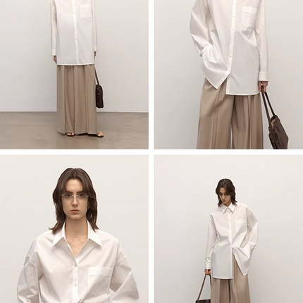 Heart’s Desire Draped Silhouette Shirt