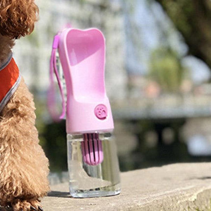 Pet Dog Cat Water Bottle Portable Feeder
