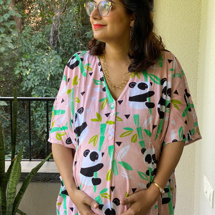 Panda Land Stunningly Simple Maternity Caftan