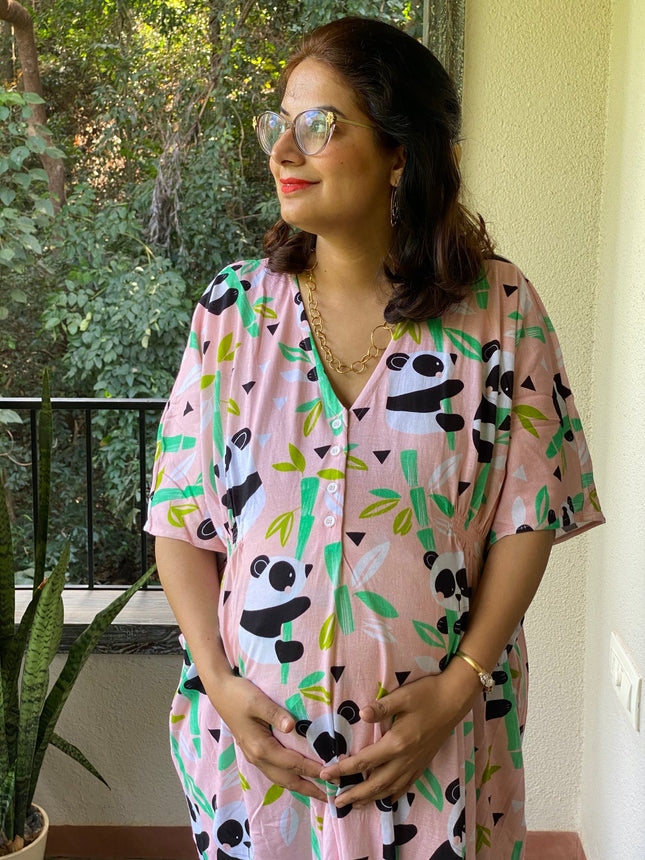 Panda Land Stunningly Simple Maternity Caftan