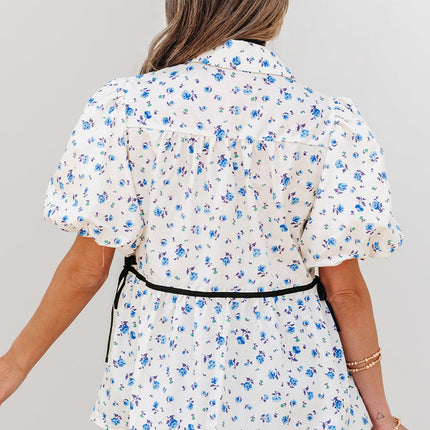 Lyanna Floral Puff Sleeve Top