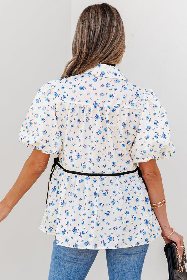 Lyanna Floral Puff Sleeve Top