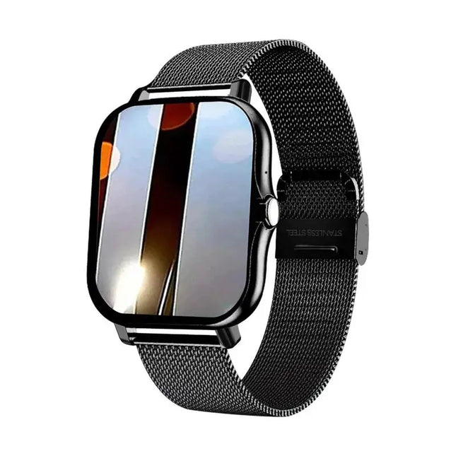 Smart Watch Android Bluetooth Call Fitness Tracker (Black)