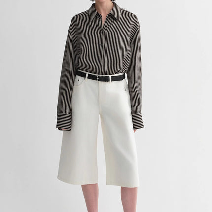 Women’s Linen Pinstripe Shirt
