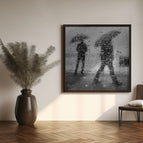 24X24 / In Black Floating Frame