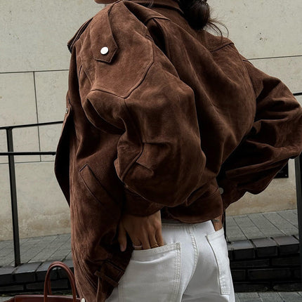 Short Loose Jacket Coat Women