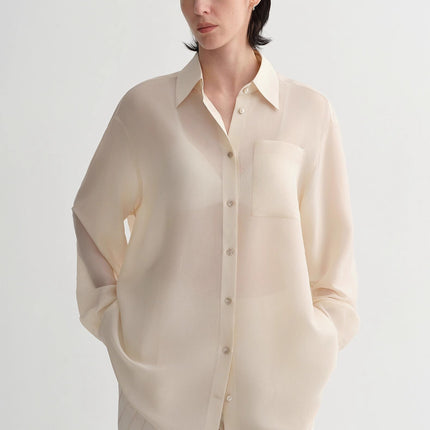 Women’s Silk Acetate Loose Shirt