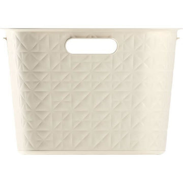 Laundry basket Curver White polypropylene