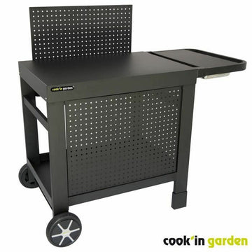 Barbecue table Cook'in Garden Reva 110 Premium Steel Garden Black 108 x 55 cm
