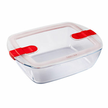 Lunch box Pyrex Cook&heat White Transparent Rectangular 2,5 L