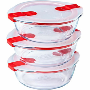 Food Preservation Container Pyrex Cook & Heat 1,1 L Transparent 3 Pieces