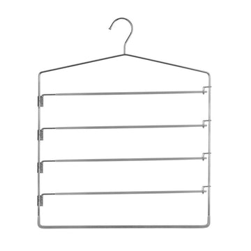 5-in-1 Multiple Trouser Hanger 5five Simply Smart Silver Light grey Iron 37 x 44,8 cm