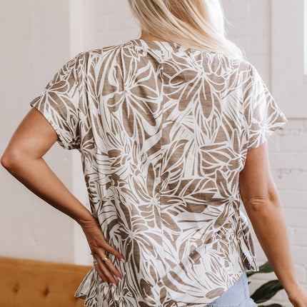 Karter Floral V-Neck Blouse
