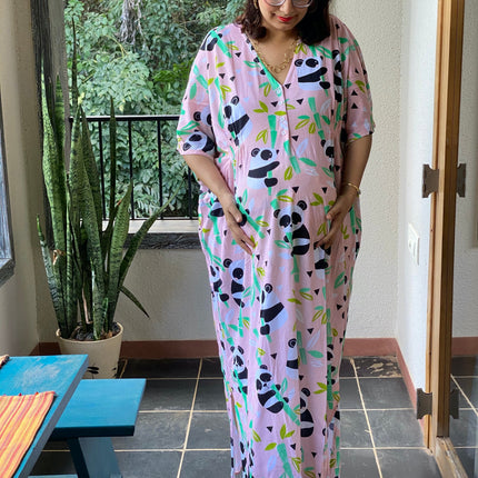 Panda Land Stunningly Simple Maternity Caftan