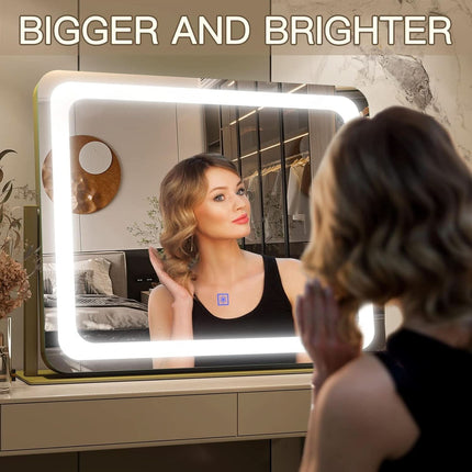 Vanity Mirror With LED Lighting 22x19Inches Edition