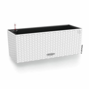 Plant pot Lechuza White Black polypropylene
