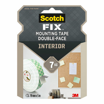 Double Sided Tape Scotch 19 mm x 5 m White