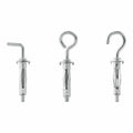 Set of hooks, eye bolts and hangers Rapid Metal Expansion 12 Units