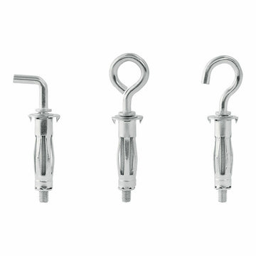 Set of hooks, eye bolts and hangers Rapid Metal Expansion 12 Units
