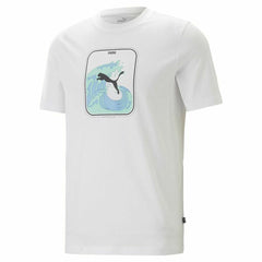 T-shirt Puma Graphics Wave White Men-0