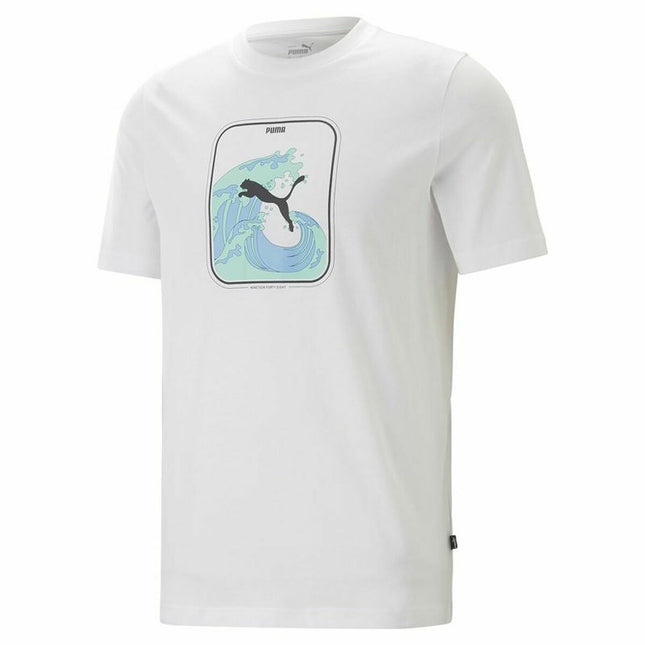 T-shirt Puma Graphics Wave White Men-0
